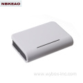 Plastic network router case PNC011 free sample custom abs enclosures for router manufacture takachi electronics enclosure